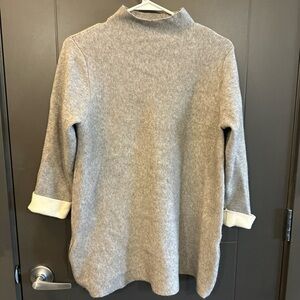 Nanette Lepore Light Gray Women's Turtleneck Sweater
